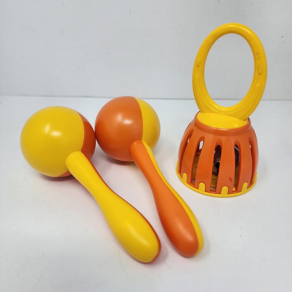 Kids Toy - 1990s Maracas & Bell Musical Instrument Toys